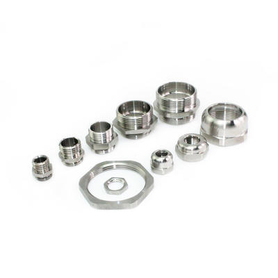 Custom Stainless steel Nuts and Pipe Fitting parts with Thread
